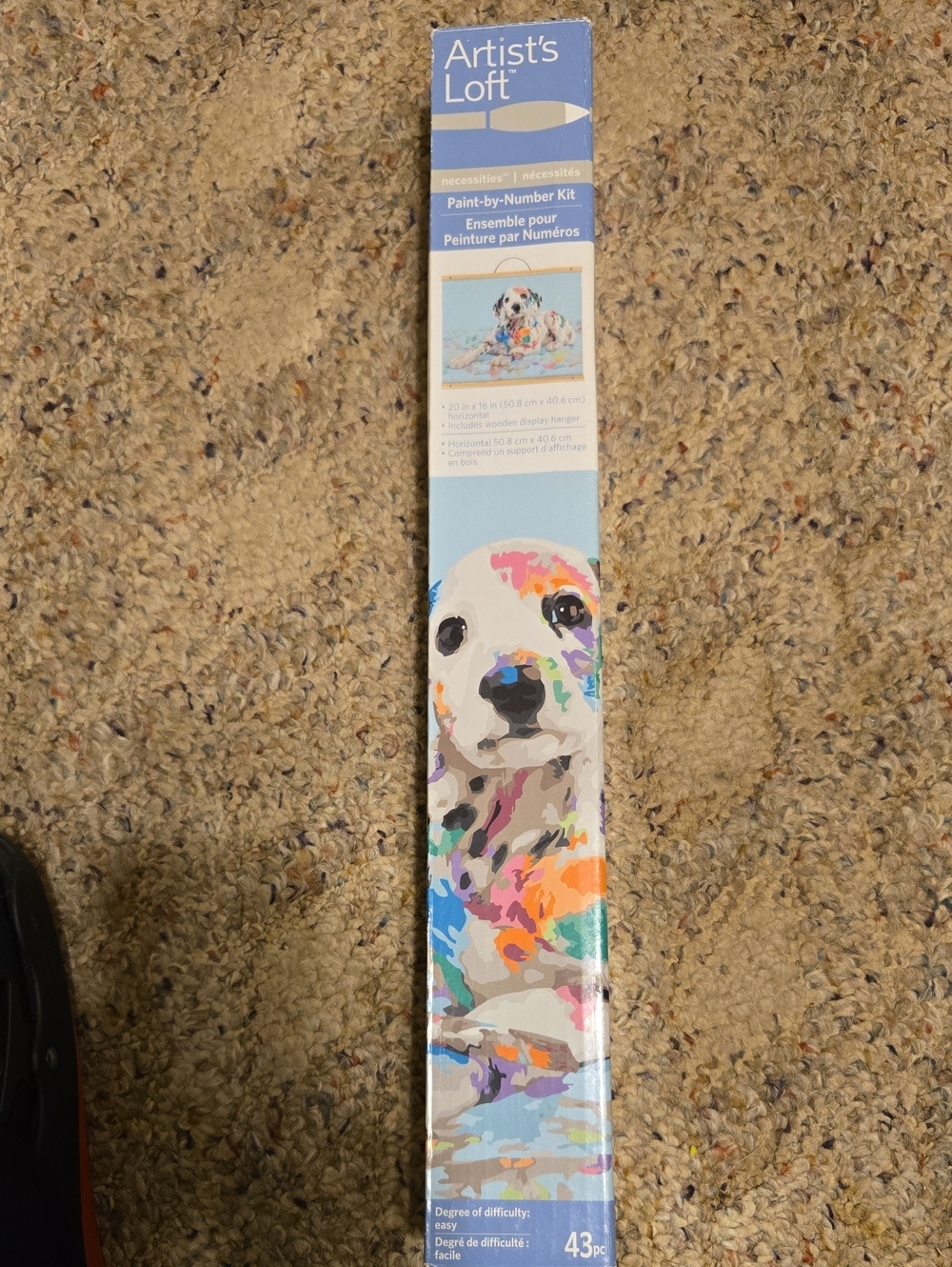 Multicolor Dog Paint-by-Number Kit